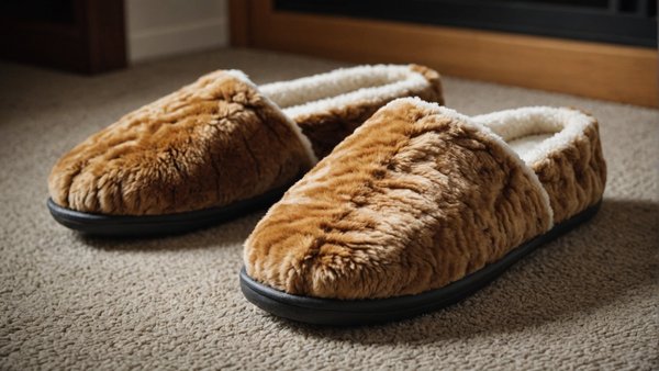 Chausson fourré & pantoufle chaude à fourrure : confort vegan