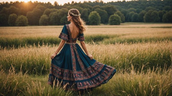 Robe dos nu : charme bohème et élégance raffinée