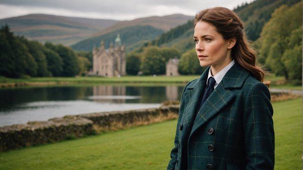 Élégance intemporelle : découvrez le manteau écossais femme